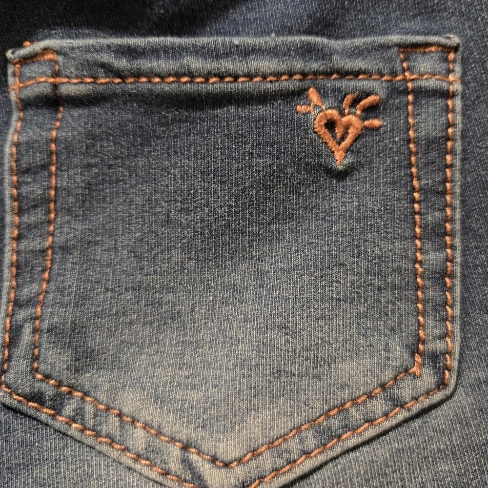 JUSTICE Size 7 Skinny Jeans Denim Pants Jeggings Stretch Girls‎